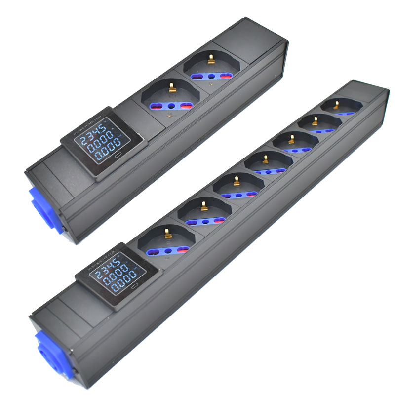 Photography Lighting Uk - 20A PDU power strip with ammeter