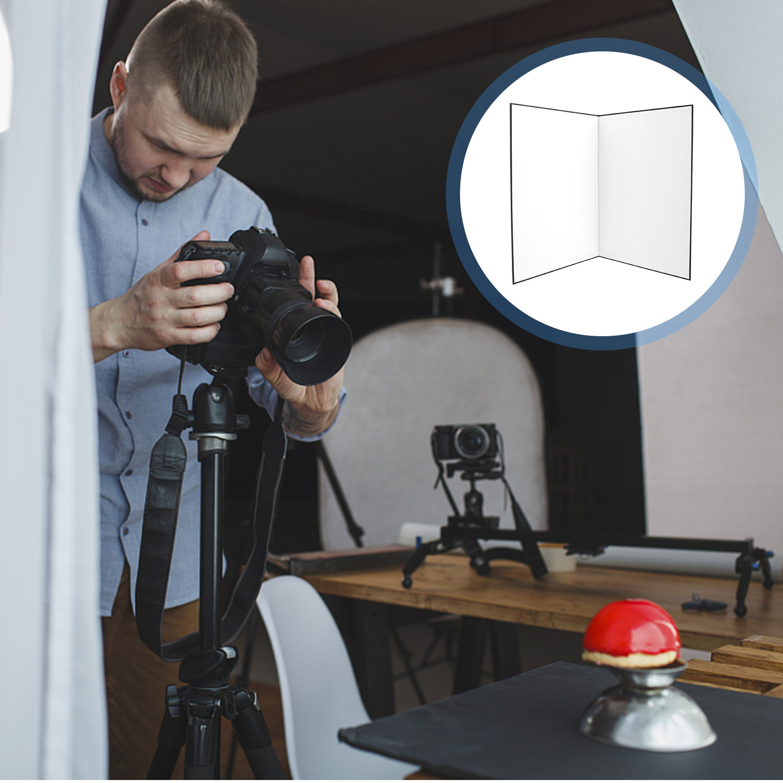Photography Lighting For Jewelry - A3 Foldable Photography Cardboard Light Reflector