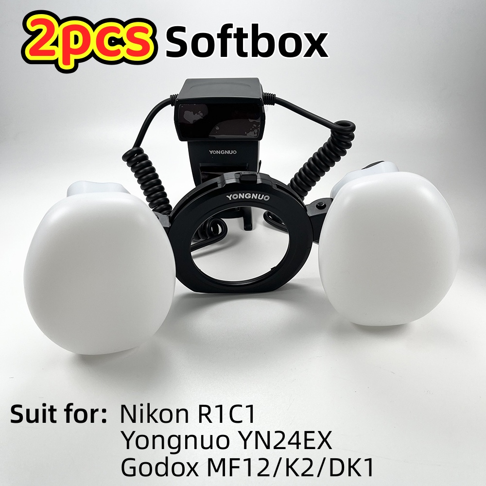 Photography Lighting Godox - 2pcs Softbox Dual Head Flash Lamp