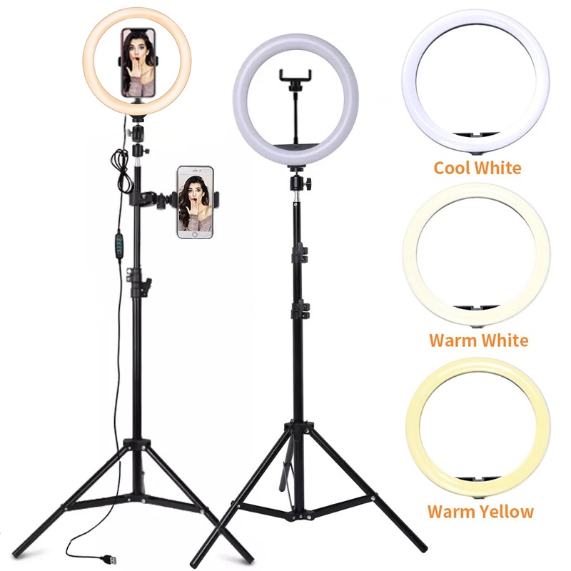 6/10/12 Inch LED Selfie Ring L - огляд і ціна Photography Lighting Stick
