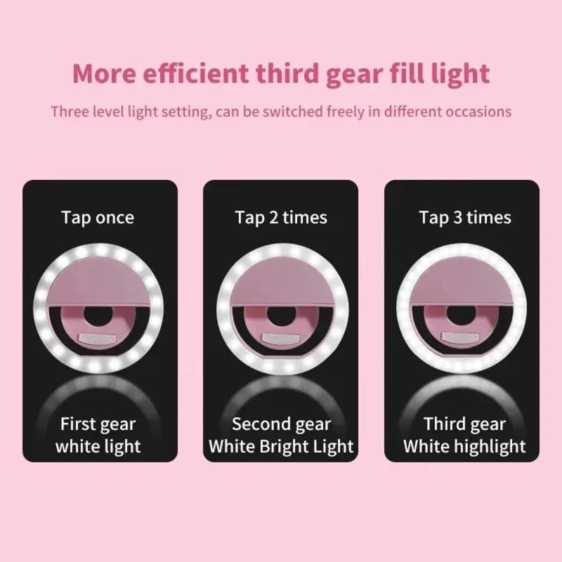 1-4pcs LED Selfie Ring Fill Li - огляд і ціна Stand Lighting Photography