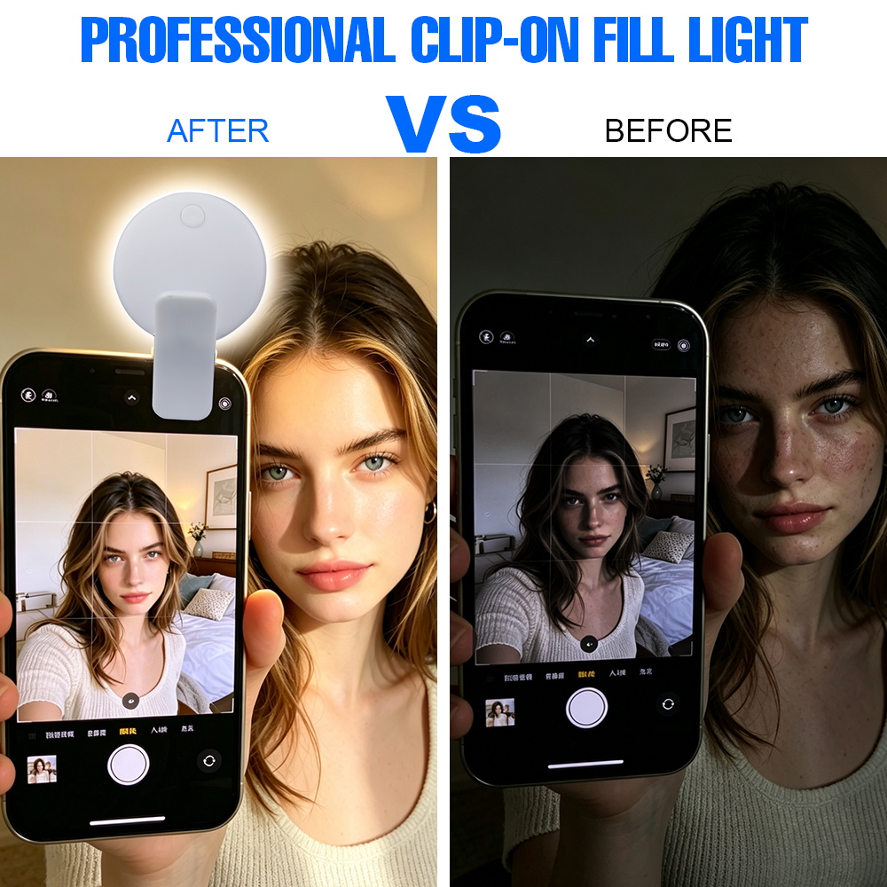 Portable Clip‑on Selfie Fill L - огляд і ціна Photography Lighting Ring