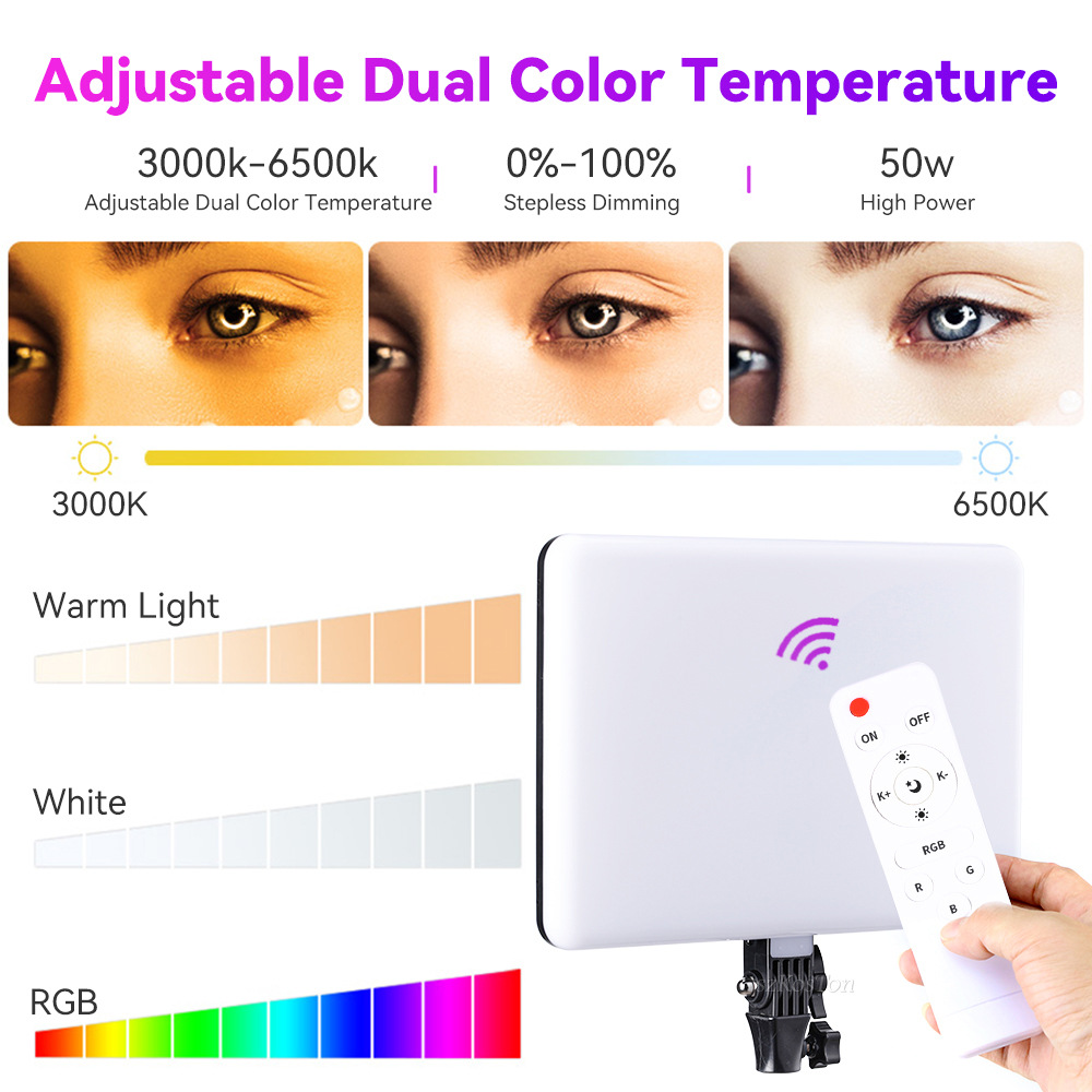 RGB 14'' LED Video Light Remot - огляд і ціна Photography Lighting Uk
