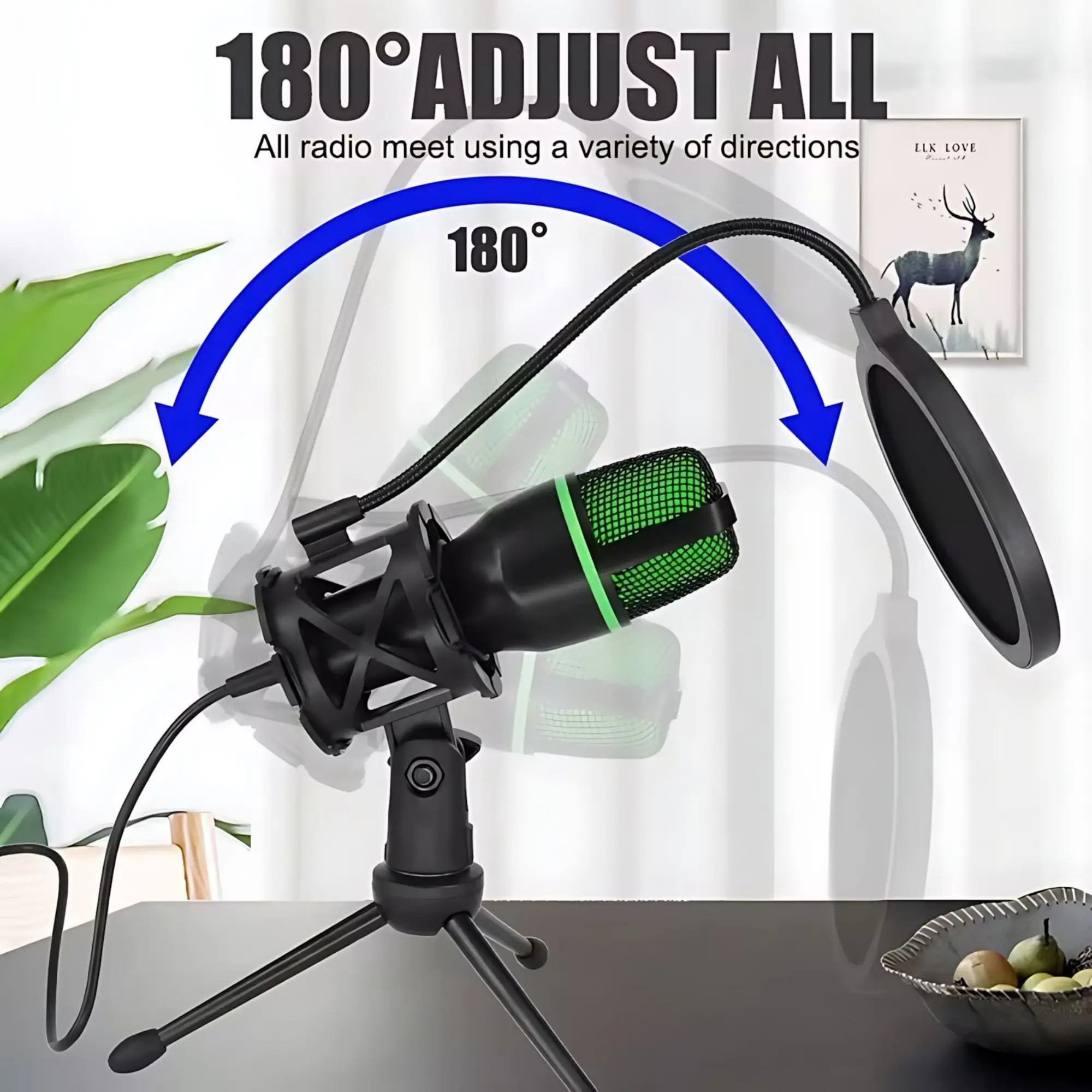 Professional USB Condenser Mic - огляд і ціна Photography Lighting Uk