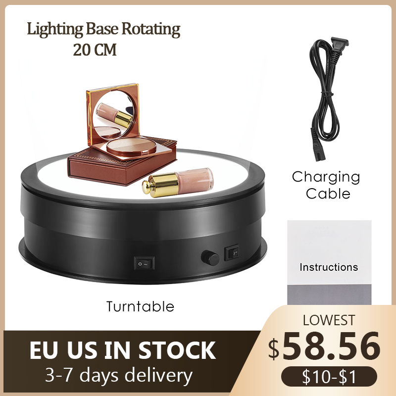 20 CM Lighting Base 360 Degree - огляд і ціна Photography Lighting For Jewelry