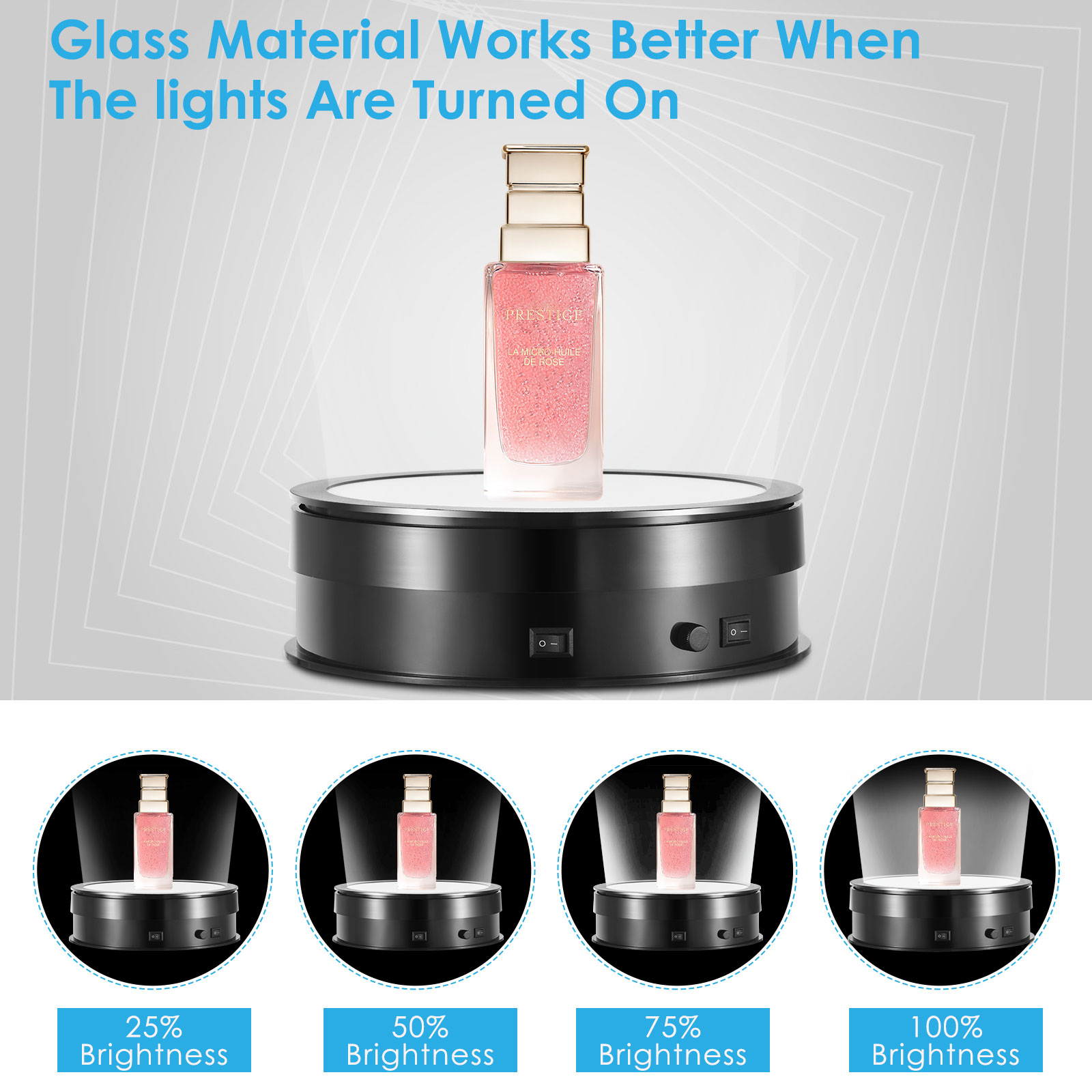 20 CM Lighting Base 360 Degree - огляд і ціна Photography Lighting For Jewelry