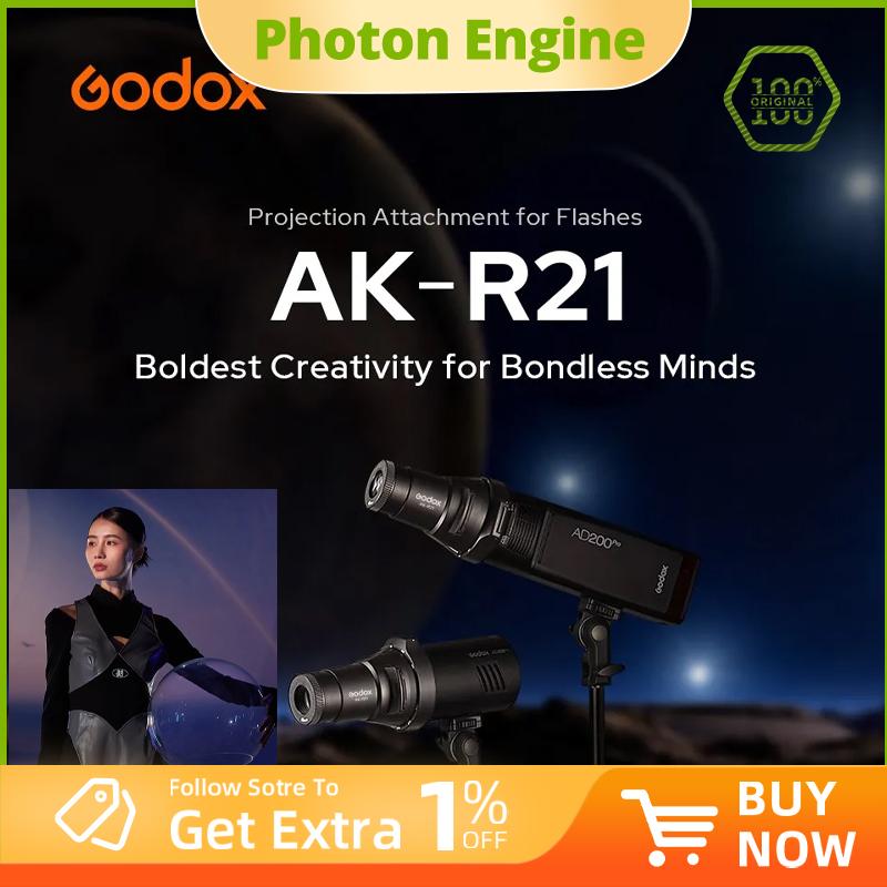 Godox AK-R21 Projection Attach - огляд і ціна Fresnel Lens Attachment