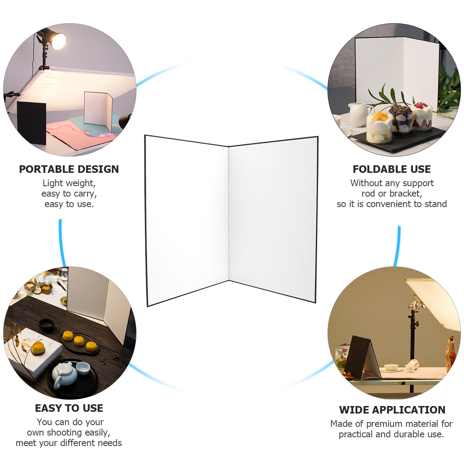A3 Foldable Photography Cardbo - огляд і ціна Photography Lighting For Jewelry