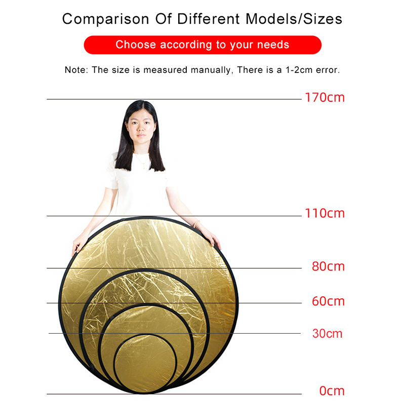 2in1 Round Portable Reflector  - огляд і ціна Photography Lighting Reflector