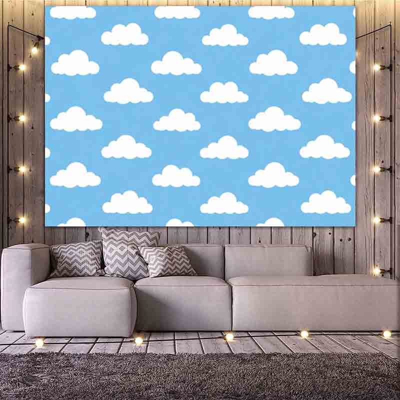 Cartoon Simple Blue Sky White  - огляд і ціна Photography Lighting For Portraits
