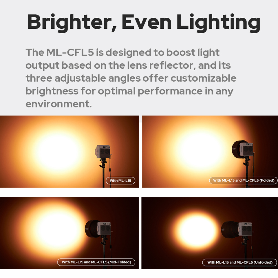 Godox ML-CFL5 Collapsible Fres - огляд і ціна Fresnel Lens Attachment