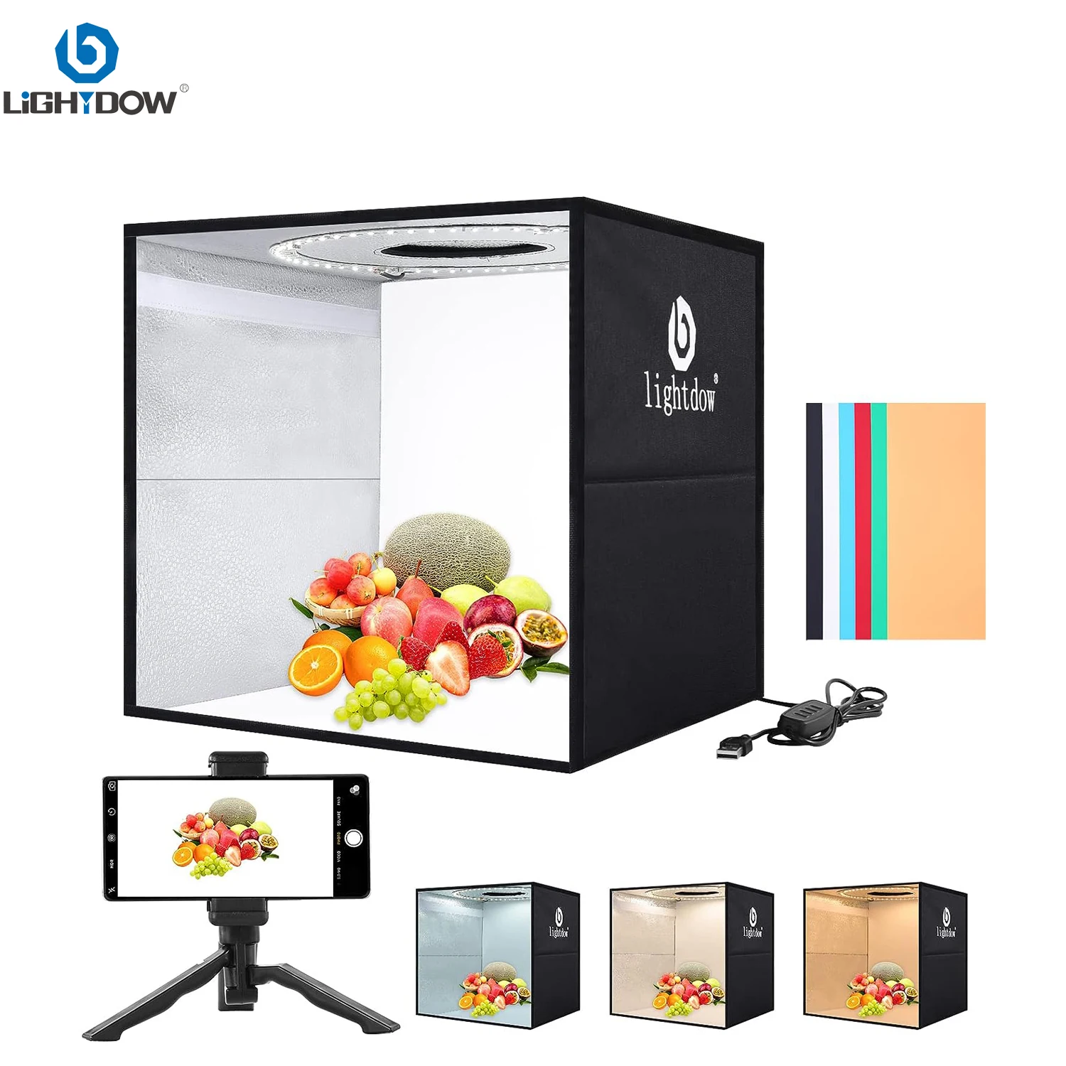 Lightdow Photo Studio Light Bo - огляд і ціна Photography Lighting Kit Portable