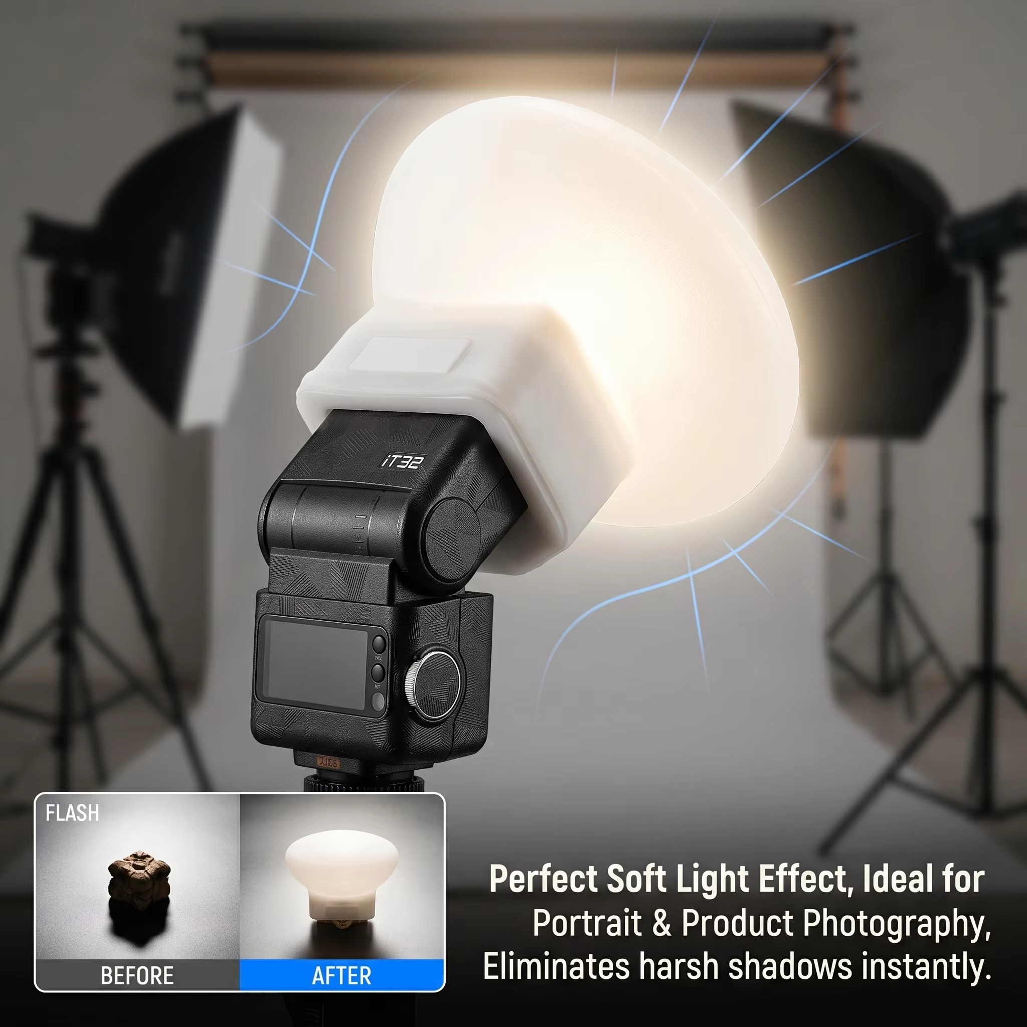 Silicone Flash Diffuser Cover  - огляд і ціна Photography Lighting Godox