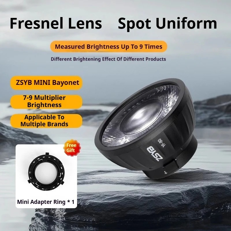 ZSYB YF-80 Fresnel Lens 9 Time - огляд і ціна Fresnel Lens Attachment