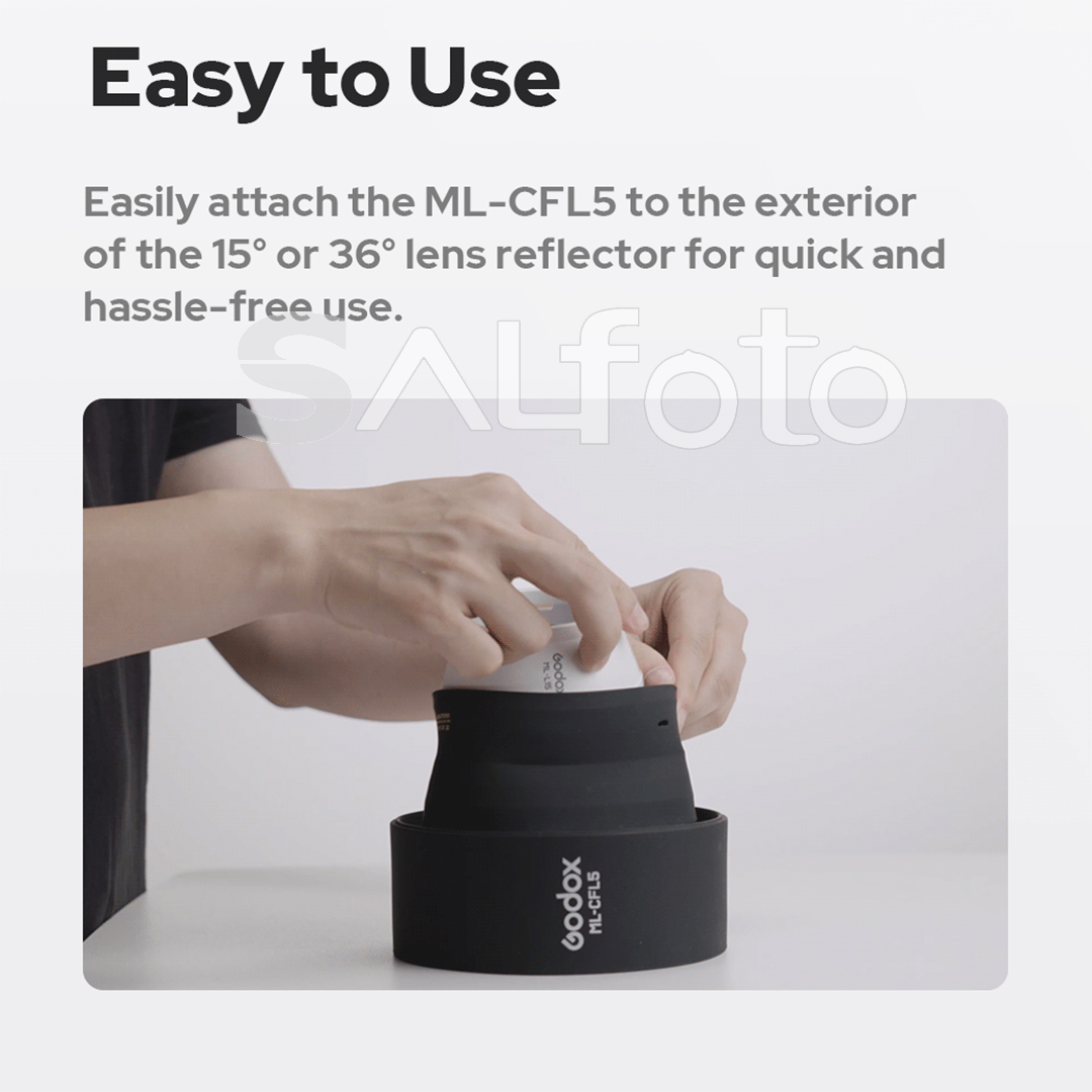 Godox ML-CFL5 Collapsible Fres - огляд і ціна Fresnel Lens Attachment