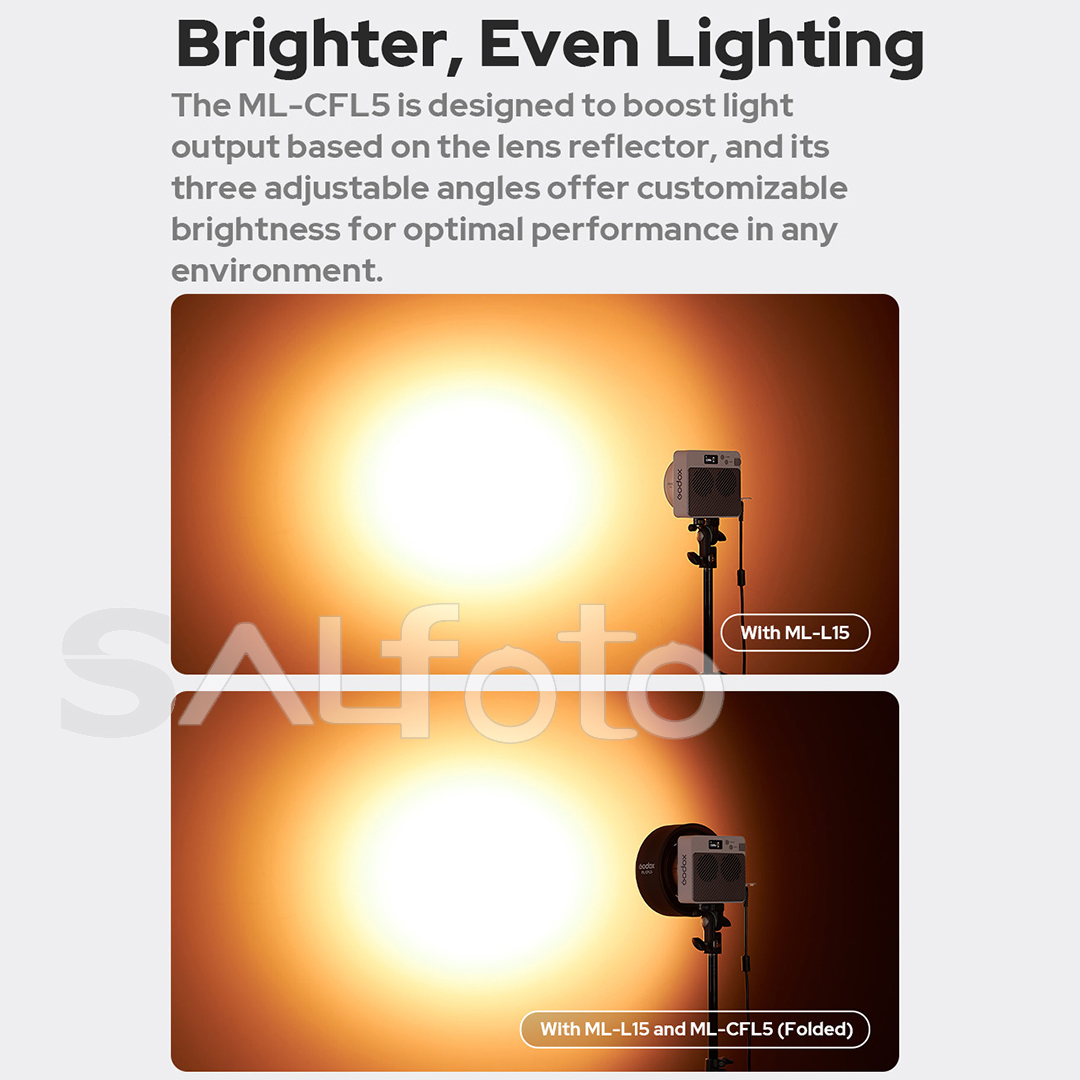 Godox ML-CFL5 Collapsible Fres - огляд і ціна Fresnel Lens Attachment