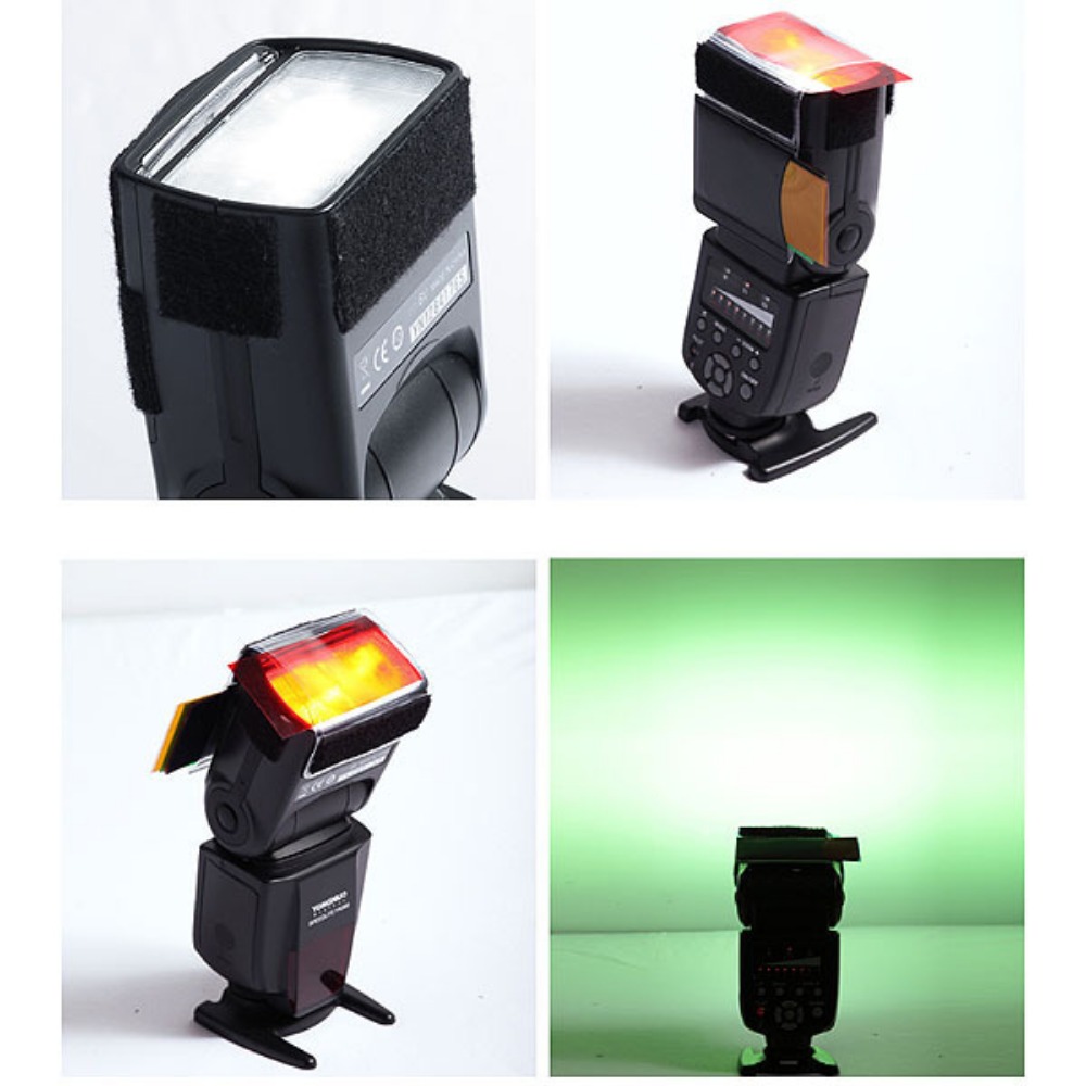 12 Colors Camera Flash Gels Li - огляд і ціна Photography Lighting For Portraits