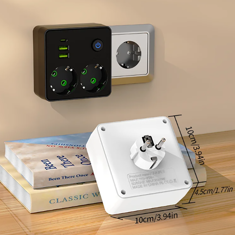 EU Plug Outlet 2 Sockets Multi - огляд і ціна Photography Lighting Uk