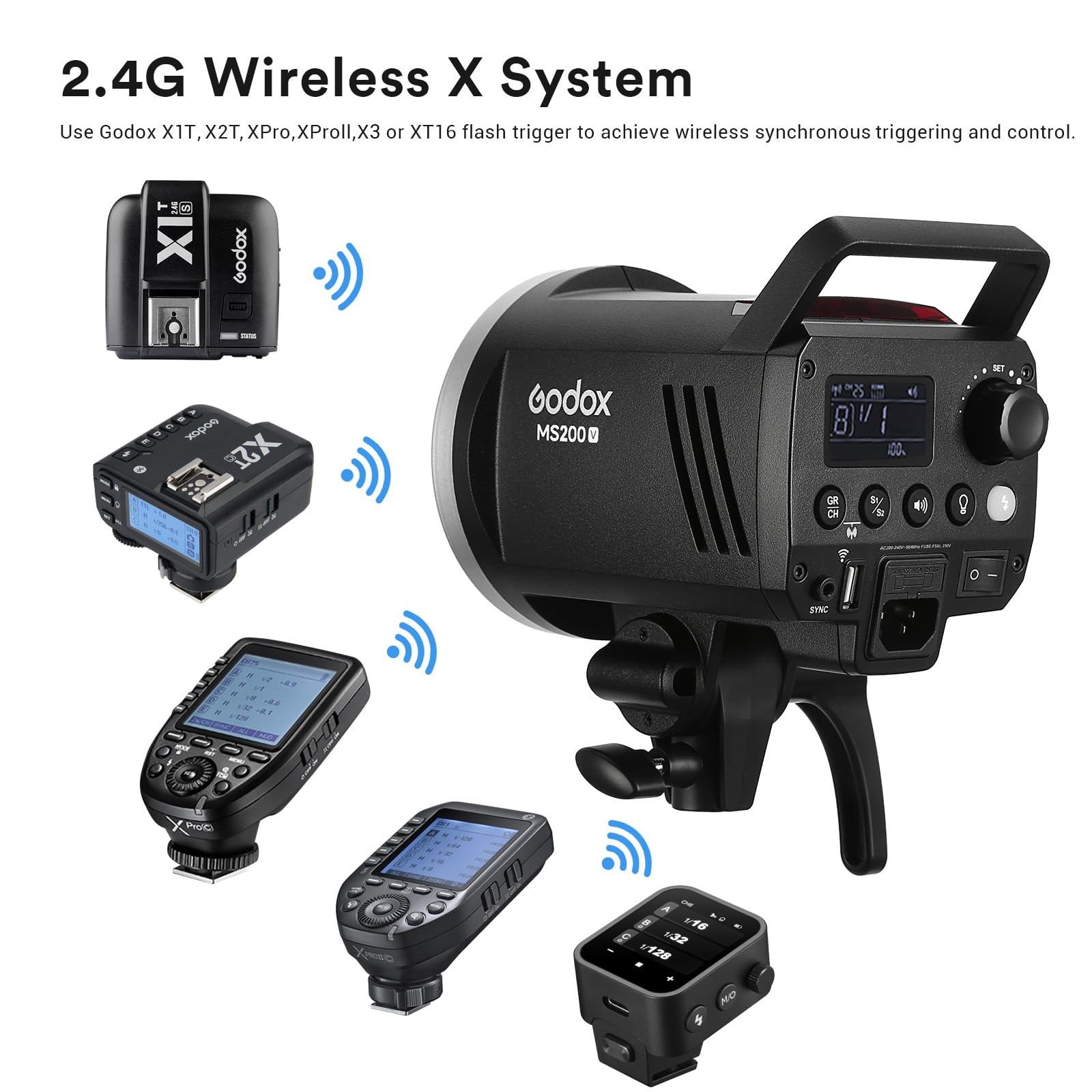 Godox MS200V Studio Strobe Fla - огляд і ціна Photography Lighting For Portraits