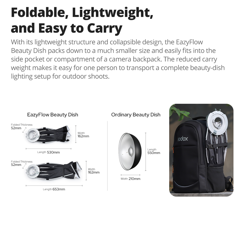 New Godox EazyFlow Beauty Dish - огляд і ціна Photography Lighting Godox
