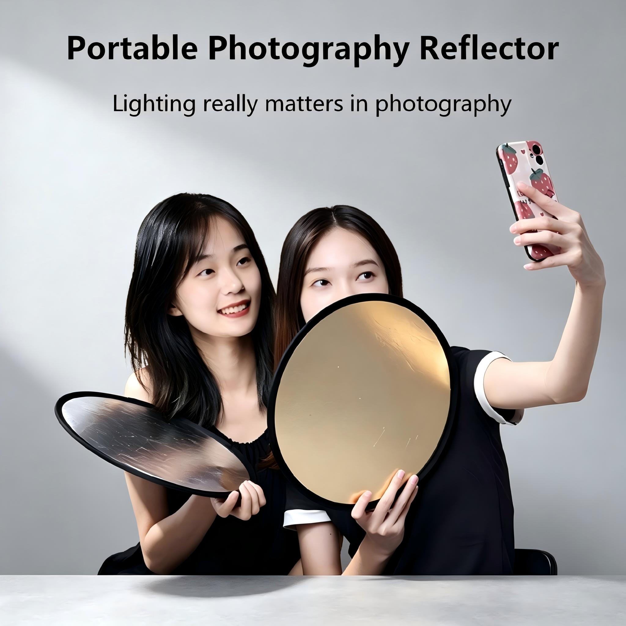 2-in-1 Dual Sided Gold Silver  - огляд і ціна Photography Lighting Kit Portable