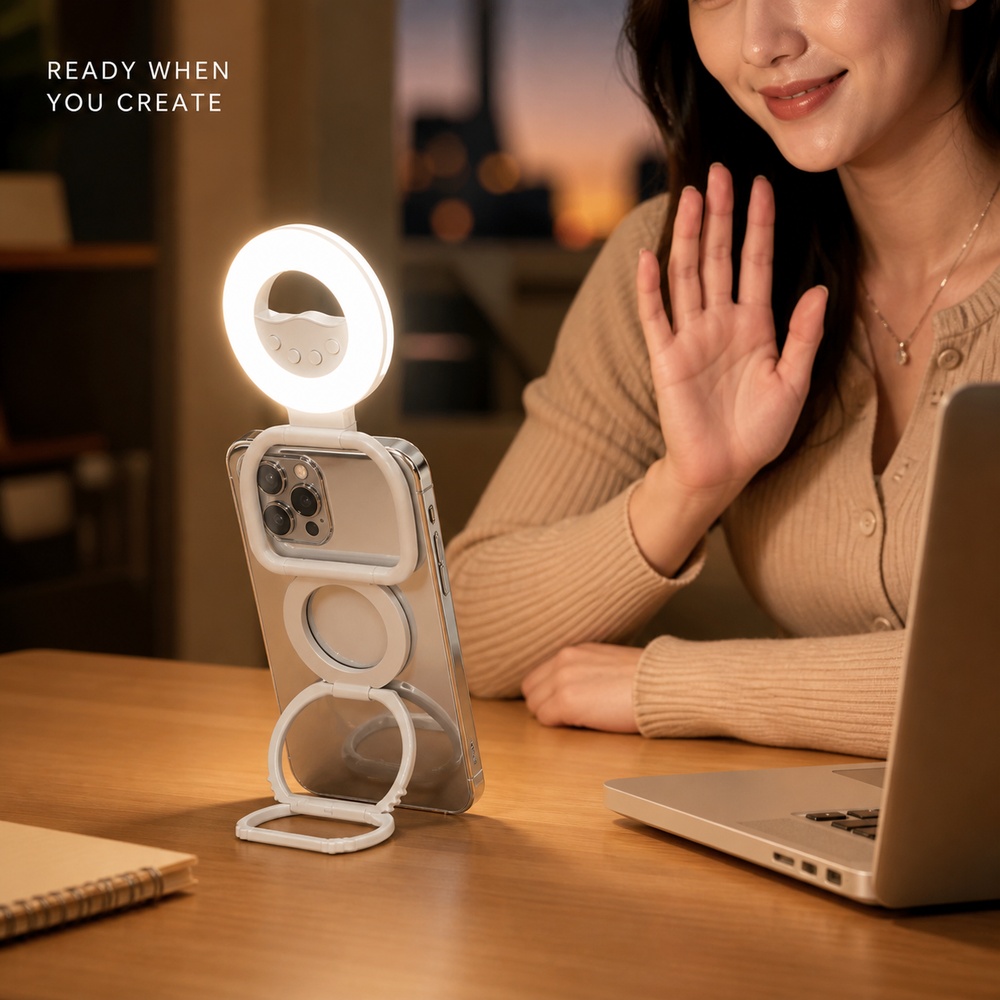 Foldable Magnetic Phone Fill L - огляд і ціна Stand Lighting Photography
