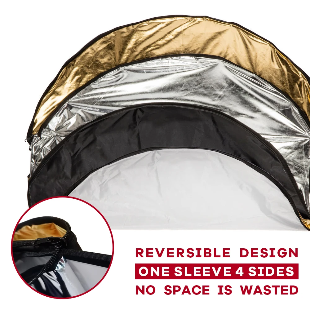 60/80/110cm 5-in-1 Collapsible - огляд і ціна Photography Lighting Reflector