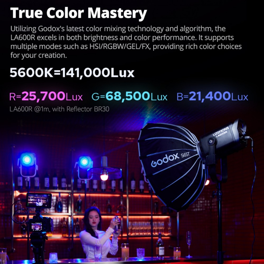 Godox LITEMONS LA600Bi LA600R  - огляд і ціна Photography Lighting For Portraits